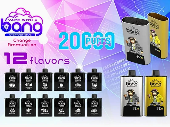 Bang Refillable Vape 20000 Puffs Disposable