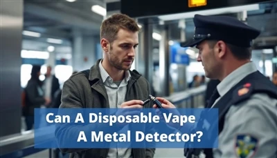 Ali lahko vape za enkratno uporabo sproži detektor kovin?