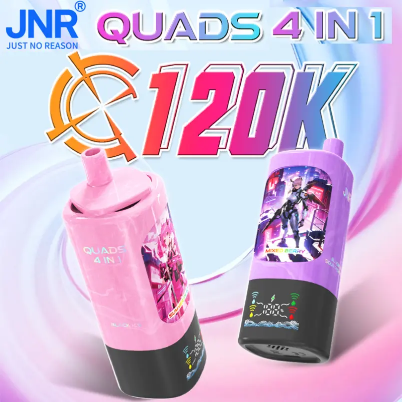 JNR Quads 120K Puffs 4-in-1 Disposable Vape