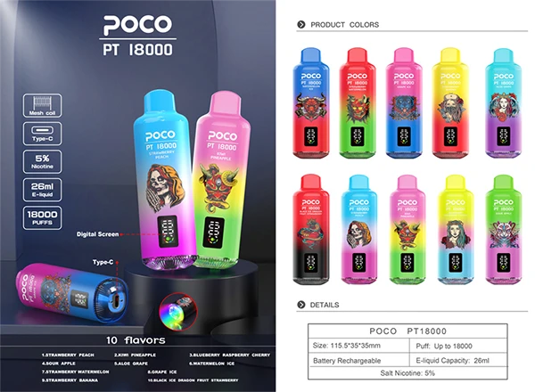 POCO PT 18000 Puffs Disposable Vape