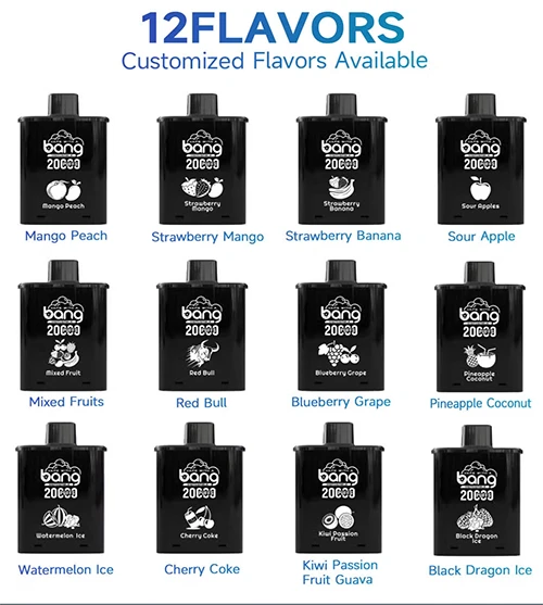 Bang Refillable Vape 20000 Puffs Bang Refillable Vape 20000 Puffs