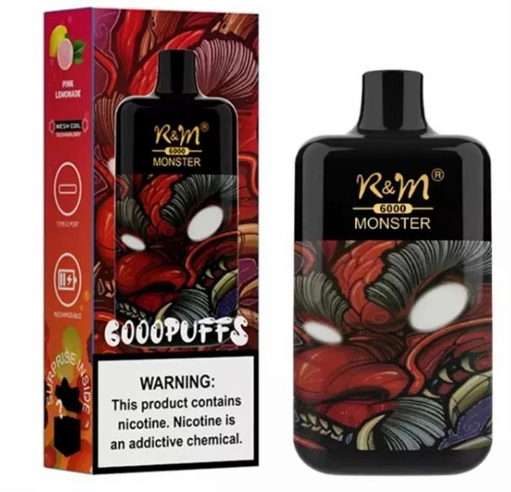 R&M MONSTER 6000 Puffs Vape suppliers
