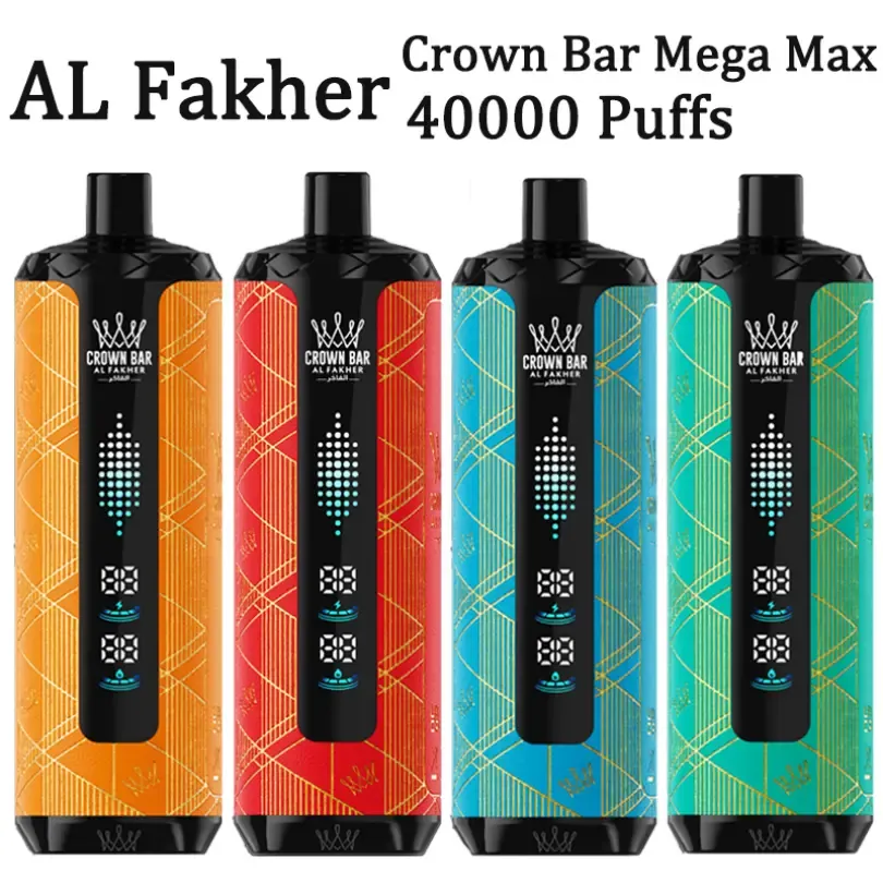 AL Fakher 40K Puffs 40000 Crown Bar Mega Max veleprodajni vape za enkratno uporabo