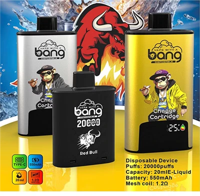 Bang Regreable Vape 20000 Puffs za enkratno uporabo