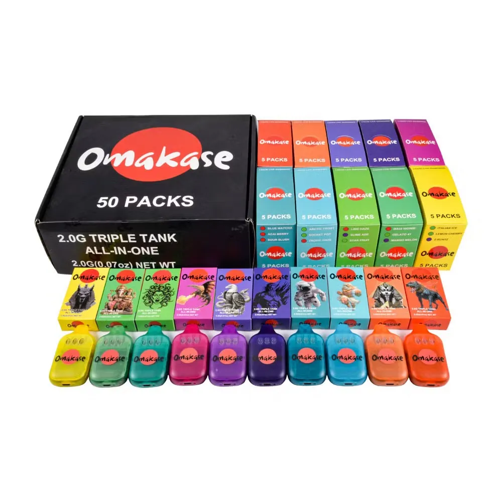 Izpraznite Omakase 2g z zaslonom za enkratno uporabo Vape Pen