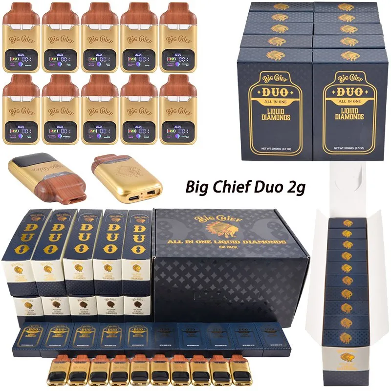 Gold Big Chief Duo 2g za enkratno uporabo vse v enem